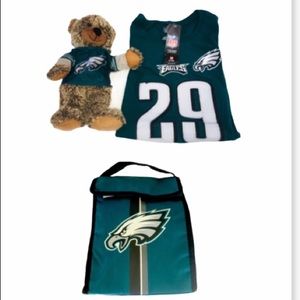 NWT 3 piece EAGLES NFL set